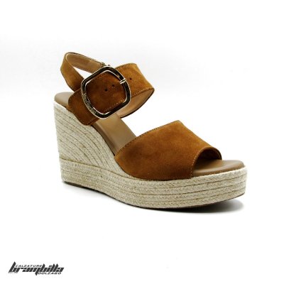 Sandalo Zeppa Corda Ng Nero Giardini Sandalo Zeppa Donna E513590D 326