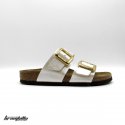 Sydney Cb Graceful Pearl White Birko Flo Birkenstock Birkenstock Donna 1029492