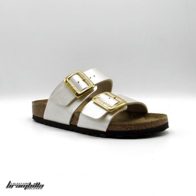 Sydney Cb Graceful Pearl White Birko Flo Birkenstock Birkenstock Donna 1029492