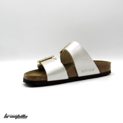 Sydney Cb Graceful Pearl White Birko Flo Birkenstock Birkenstock Donna 1029492